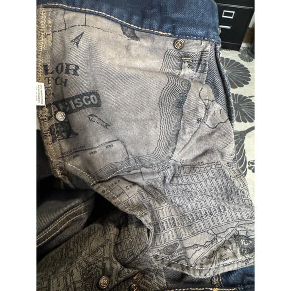 Taylor Stitch Slim Jeans Men’s 30x32 Dark Wash Denim - Picture 6 of 6